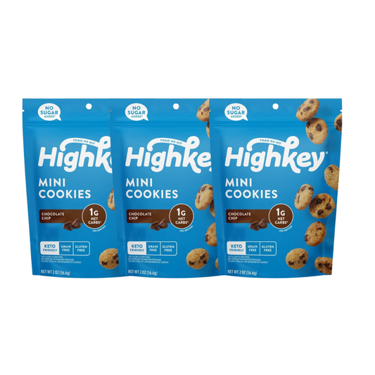 HighKey Chocolate Chip Mini Cookies (3 bags)